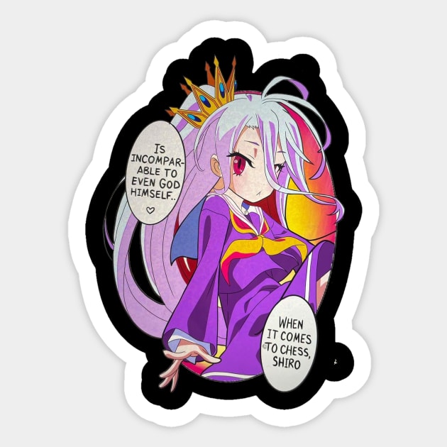 no game no life Sticker by sample the dragon